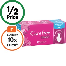 Carefree+Flexia+Regular+Tampons+Pk+16%7E