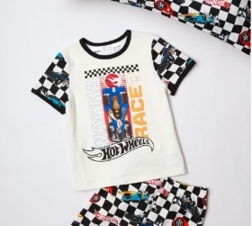 Hot+Wheels+Pyjama+with+Matching+Pillow+Case
