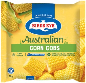 Birds-Eye-Australian-Corn-Cobs-1kg on sale