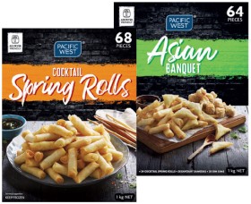 Pacific+West+Cocktail+Spring+Rolls%2C+Asian+Banquet+1kg+or+Japanese+Gyoza+700g