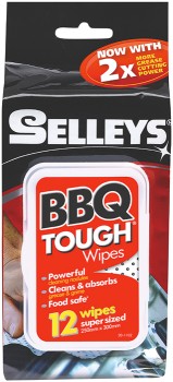Selleys+BBQ+Tough+Wipes+12+Pack
