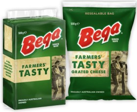 Bega-Block-Grated-or-Sliced-Cheese-500g-Selected-Varieties on sale
