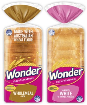 Wonder+White+or+Wholemeal+Bread+680-700g+Selected+Varieties