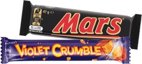Mars+Medium+Bars+44%E2%80%9156g%2C+Violet+Crumble+Bar+50g+or+M%26amp%3BM%26rsquo%3Bs+35%E2%80%9149g+Selected+Varieties