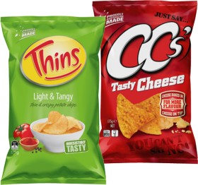 Thins+Chips+150%E2%80%91175g+or+CC%26rsquo%3Bs+Corn+Chips+175g+Selected+Varieties