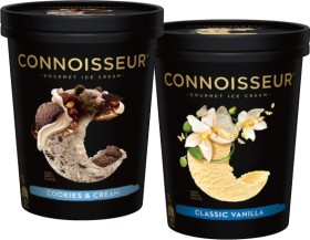 Connoisseur-Gourmet-Ice-Cream-1-Litre-Selected-Varieties on sale