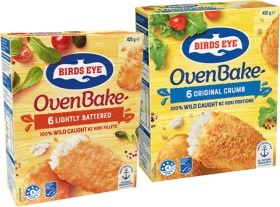 Birds-Eye-Oven-Bake-Fish-Fillets-425g-Selected-Varieties on sale