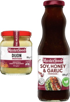 MasterFoods+Mustard+170-175g+or+Marinade+375g+Selected+Varieties