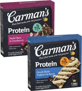 Carmans-Protein-Bars-150g-200g on sale