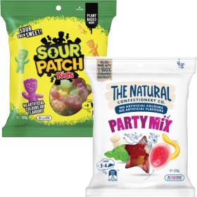 The-Natural-Confectionery-Co-130g-230g-or-Sour-Patch-190g on sale