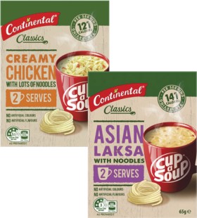 Continental-Cup-a-Soup-2-Serves-50g-75g on sale