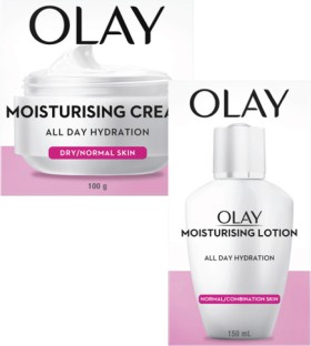 Olay-Moisturising-Cream-100g-or-Lotion-150mL on sale