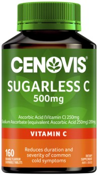 Cenovis-Sugarless-C-500mg-Tablets-160-Pack on sale