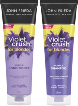 John-Frieda-Violet-Crush-Tone-Refresh-Shampoo-or-Conditioner-250mL on sale