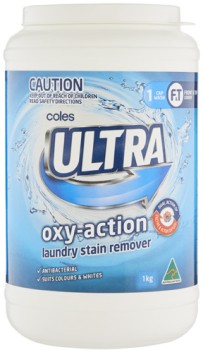 Coles-Ultra-Laundry-Stain-Remover-Powder-1kg on sale