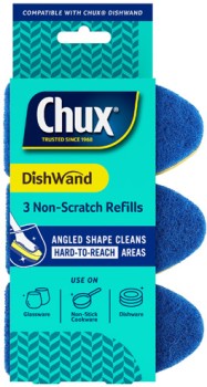 Chux-Non-Scratch-Dishwand-Refills-3-Pack on sale