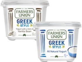 Farmers-Union-Greek-Style-Yogurt-950g-1kg on sale