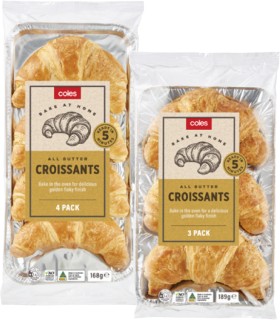 Coles-All-Butter-Croissants-3-Pack-or-4-Pack on sale