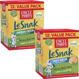 Uncle+Tobys+Le+Snak+Value+Pack+264g