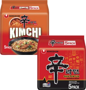 Nongshim-Shin-Ramyun-Noodle-5-Pack-600g on sale
