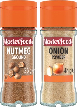 MasterFoods-Ground-Nutmeg-35g-or-Onion-Powder-44g on sale