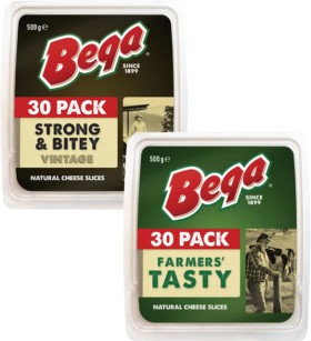 Bega-Cheese-Slices-500g on sale