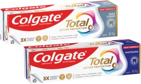 Colgate-Total-Active-Prevention-Deep-Clean-or-Whitening-Toothpaste-115g on sale