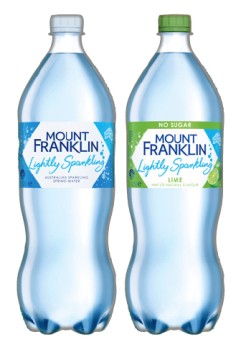 Mount+Franklin+Lightly+Sparkling+Water+1.25+Litre+Selected+Varieties