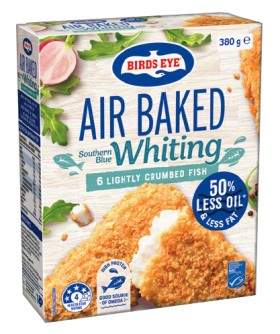 Birds+Eye+Air+Baked+Crumbed+Fish+250%E2%80%91380g+Selected+Varieties