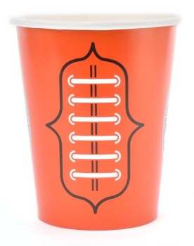 NEW-AFL-Football-Cups-Paper-265ml-pk-8 on sale