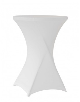 Table+Cover+Full+Bar+60cm+Spandex+White+Ea