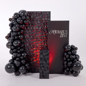 Diamond-Pak-1Black-Diamond-Panel-Diamond-Plinth-Wooden-Panel-Balloon-Garland on sale