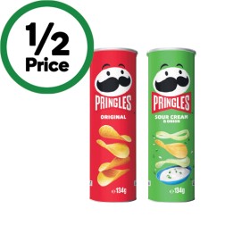 Pringles-Potato-Chips-118-134g on sale
