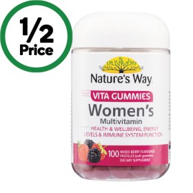 Natures-Way-Womens-Multivitamin-Vita-Gummies-Pk-100 on sale