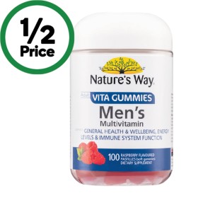 Natures-Way-Vita-Gummies-Mens-Multivitamin-Pk-100 on sale