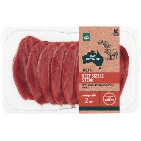 Australian-Beef-Sizzle-Steak-400g on sale