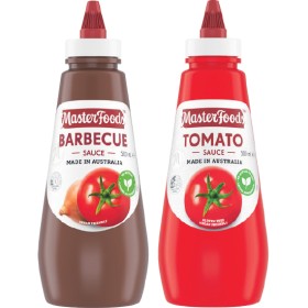 MasterFoods-Tomato-or-Barbecue-Sauce-475-500ml on sale