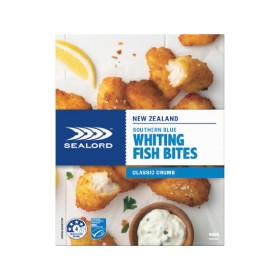 Sealord+Whiting+or+Hoki+Fish+Bites+340-400g