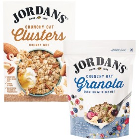 Jordans-Muesli-Clusters-or-Granola-500-750g-or-Dorset-Granola-450g on sale