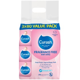 Curash+Baby+Wipes+Pk+3+x+80