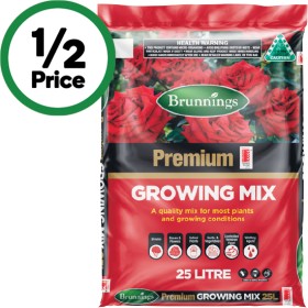 Brunnings-Premium-Potting-Mix-25-Litre on sale