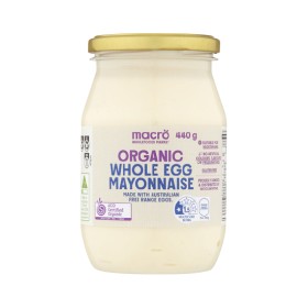 macro+Organic+Whole+Egg+Mayonnaise+440g
