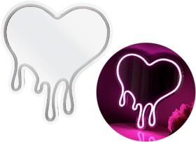 Bump+Heart+Mirror+Neon+Lights