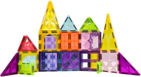 Wonderbox+Magnetic+Tiles+Toy+Set+48+Pieces