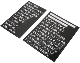 ToolPRO-30-Pce-Magnetic-Tool-Box-Drawer-Labels on sale