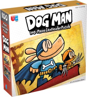 Clementoni+Dog+Man+Lenticular+Puzzle+100pc