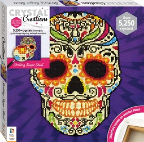 Hinkler-Crystal-Creation-Canvas-Striking-Sugar-Skull on sale