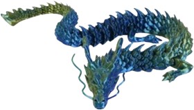 3D-Printed-Fidget-Blue-Dragon-30cm on sale