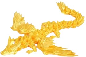 3D-Printed-Fidget-Gold-Dragon-14cm on sale