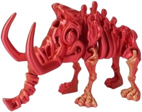 3D-Printed-Fidget-Red-Mammoth-12cm on sale
